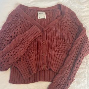 cardigan button up abercrombie & fitch